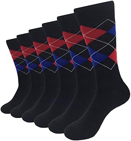 Men's Wool Socks,Lixia Winter Thin Breathable Blend Warm Socks (Red)
