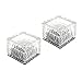 JEERUI Solar Ice LED Cubes Light Solar Powered Buried Light Solar Powered Crystal Brick Waterproof Lighting Security Light Patio Garden Lamp Decoration for Yard Path Pool 2 pcs/Set (Color Changing)