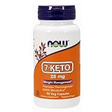 NOW 7-Keto 25mg, 90 Veg Capsules