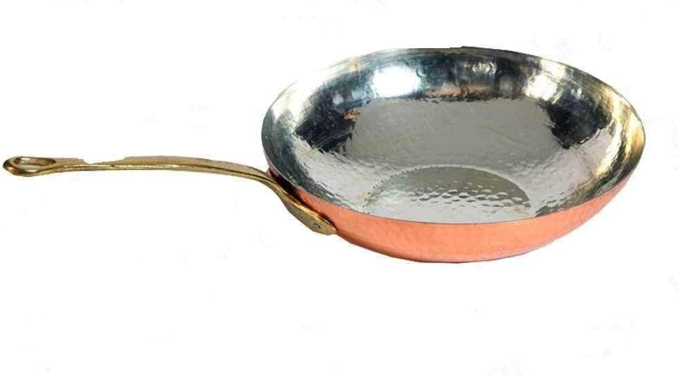 Professional Kitchen Frying Pan Saute Pan Wok, Copper, 28 cm