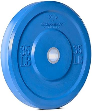 Element Fitness Commercial Colored Bumper Plates - 35 lbs