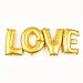 Non-Floating Love Letter Balloons Party Decorations Gold Foil Wedding Engagement Valentine's Day, 16 Inch (Gold)