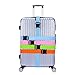 WeBravery Adjustable Luggage Strap Suitcase Belt Bag Straps Travel Accessories, Green, 4 Piece
