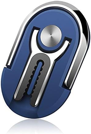 Alexsix Multipurpose Mobile Phone Bracket Holder, Rotation Stand Phone Ring Holder Finger Kickstand, 360° Rotation Metal Ring Grip for Magnetic Car Mount with All Smartphone for Car (Blue-A)
