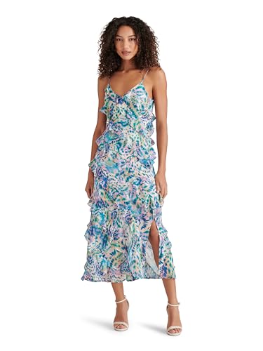 Steve Madden Apparel DION Dress, Blue Coral, 6