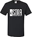 YS 6-8 Black Youth Star Labs T-Shirt