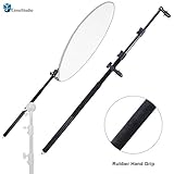 LimoStudio Extendable Photo Studio Lighting Reflector Holder Boom Arm with Rubber Hand Grip, AGG1788