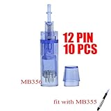 MISSAMMY Electric Dermabrasion Care System -RED PEN (Blue 12pin 10pcs)
