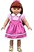 ebuddy Cute Pink Color Dress Doll Clothes for 16 Inch (35-40cm) High Simulation Baby