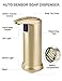 VPOW Soap Dispenser, [UPGRADED 2018 ] Stainless Steel Touch Free Soap Dispenser IR Infrared Motion Sensor Auto-soap Dispenser Dish Soap Dispenser for Aromatherapy, DIY, Home & Kitchen