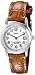 Casio Women's LTP-S100L-7BVCF Easy-To-Read Solar Watch with Brown Band