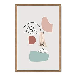 signwin Framed Canvas Wall Art Illustration Canvas Prints...