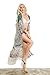 DQdq Women's Beach Cover Up Cardigan Ankle Length