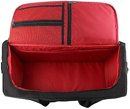 Travel Duffel Bag, Krone Kalpasmos Oversized Large Sports Duffels for Men, Black 4 Travel Duffel Bag, Krone Kalpasmos Oversized Large Sports Duffels for Men, Black