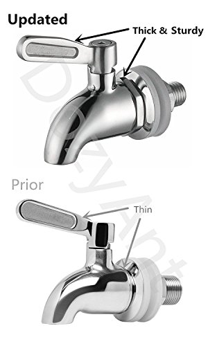 2 Beverage+Dispenser+Replacement+Stainless+Polished