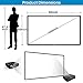 Projector Screen,Tontion 100 inch 16:9 HD Projection Screen,Wide-Angle Projection Screen，Widescreen Portable Projection Moive Screen for Home and Outdoor, Double-Sided Projection
