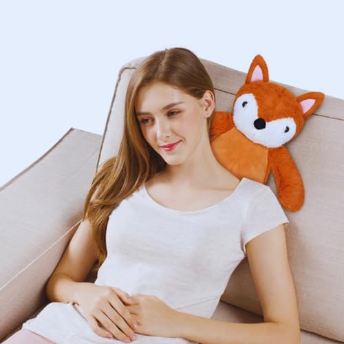 BOSS CLASS Huggable Massager Vibrating Animal Massage Cushion Pillowr Neck  Body Relaxing Vibration Christmas Gift & Custom Storage Carrier (Brown Fox)  in Dubai - UAE | Whizz Health Care