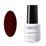 Elite99 Soak Off UV LED Gel Nail Polish Manicure Lacquer Nail Art Decoration 7ml 1418 Burgundy