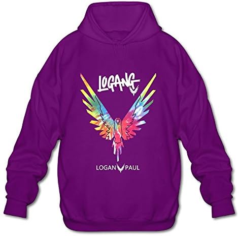 Men's Logan Paul Parrot Cotton Hooded Sweatshirt