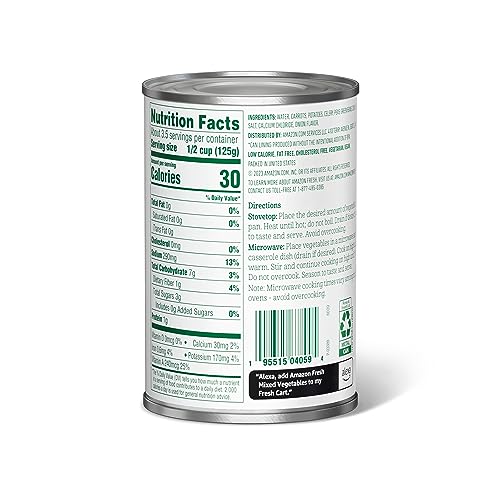 AMAZON GROCERY, CANNED MIXED VEGETABLES, 15 OZ