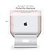 2 in 1 Laptop and Phone Stand - Bestand Aluminum Cooling Computer Stand: [Update Version] Stand, Holder for Apple MacBook Air, MacBook Pro, All Notebooks, iPhone Series, Silver (Patented)