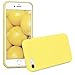kwmobile Case Compatible with Apple iPhone SE (2022) / iPhone SE (2020) / iPhone 8 / iPhone 7 Case - Protective Slim TPU Phone Cover - Soft Matte Finish - Yellow Matte