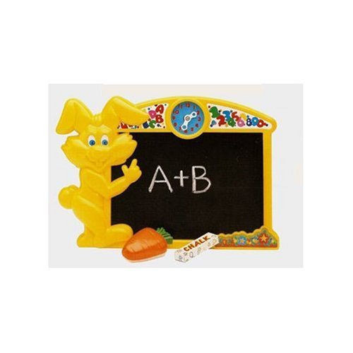Megcos 1050 Plastic Rabbit 3 Pece Toy - Blackboard