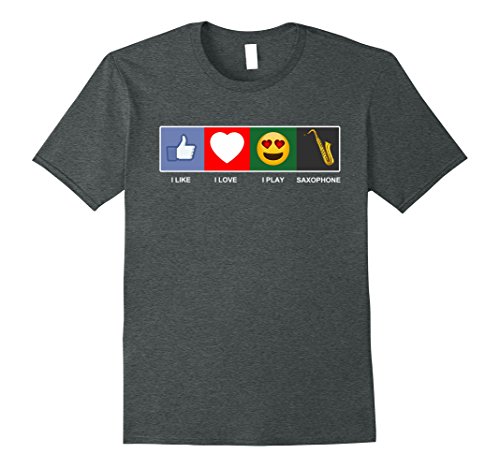 Mens i love saxophone emoji emoticon jersey uniform gra…