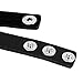 Zittop Girls Love Heart Choker PU Leather Collar Punk Heart Goth Fans Chain Necklace