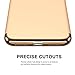 RANVOO iPhone 7 Case, Slim Fit Thin Hard Stylish Cover 3 in 1 Detachable Case, Gold, [Clip-ON Series]