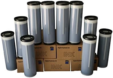 10 Blue Wholesale Widgets Brand Universal Inks, Compatible with Riso GR, RC, RA, FR, RP Series Duplicators