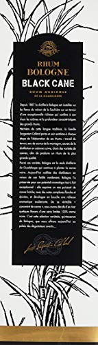 Bologne Rhum - Black Cane - Weißer landwirtschaftlicher Rum aus Guadeloupe 100% Schwarzes Rohr 50% (1 x 0.7L) – Bild 6
