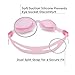 Sprive Kid Swim Goggles, First Start Anti-Fog Lens (Age 3-6) with Protective Case, Nose Clip & Ear Plugs. UV Protection, 100% Silicone, Hypoallergenic, Waterproof, Soft, Comfortable. (Pink)