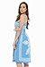 Just Love 1870-Turqoise-L Summer Dresses for Women Blue