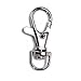 GREEN FABWOOD 5pcs 5/16 Inch Swivel Trigger Snap Hooks Silver-Used for Key Chains, Small Dog Leashes, Hanging Crafts or Decorations, Beading Projects and More