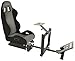 Conquer Racing Simulator Cockpit Driving Seat Reclinable with Gear Shifter Mount