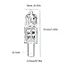 20W G4 Halogen Light Bulbs G4 Bin-Pin Base Light Bulb JC Type 12 Volt Dimmable Soft White 2800k (Pack of 10)