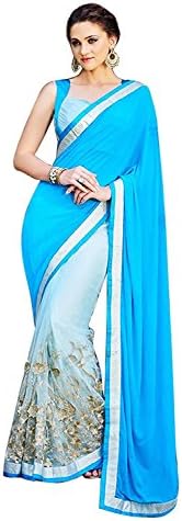 Vardhini Sky Blue Ocean Hue Saree