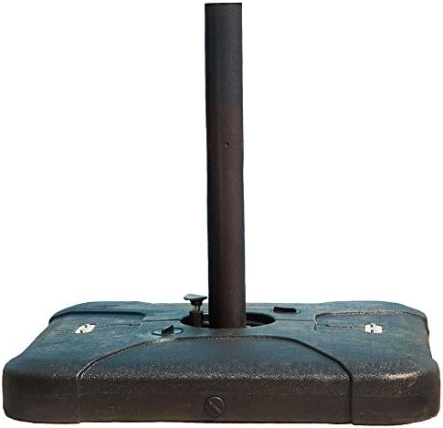 Cambridge Weather-resistant Plastic Patio Umbrella Base in Black