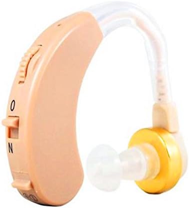 ircoo Personal Sound Amplifier with Battary,Digital,BET Hearing-aid,600Hr Battery,Digital Feedback Cancellation and Noise Reduction (Fit to Either Ear, Beige)