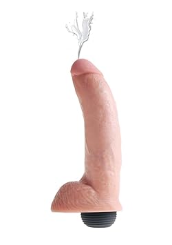 Pipedream Products King Cock Spritzende Schwanz - 9 Zoll, hautfarbe, 1 Stück