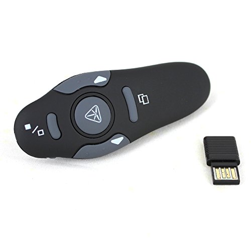HUACAM DGF-22 RF 2.4GHz Wireless USB PowerPoint PPT Presenter Remote Control Wireless Presentation Presenter Mouse With Pointer LED Light
