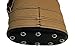 Giuseppe 2 x 4 Pool Cue Custom Carry Case - Tan/Black 2 Butt 4 Shaft
