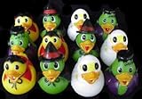 Dozen Assorted Halloween Costume Mini Rubber Ducks Ducky - 2.5