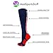 MadSportsStuff Patriot Stars and Stripes USA Flag Over the Calf Socks (Navy/Red/White 2.0, Small)