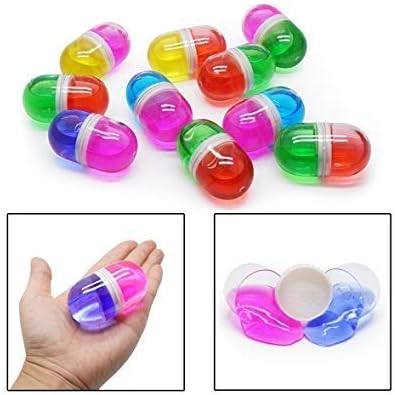 PIE ENTERPRISES Soft Slime Non Toxic Capsule Toy for Kids (Capsule Big - Pack of 3)