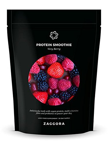 Zaggora Lean Protein Smoothie - Very Berry - vegan superfood lean protein meal replacement
