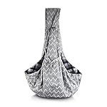 KSTON Small Dog Cat Sling Pet Carrier Bag Safe Reversible Machine Washable Adjustable Pouch Single Shoulder Carry Tote Handbag for Pets Below 9.9 lb (Stripe)