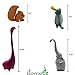 Loose Leaf Tea Infuser Set Of 4 By Hometiz: Sweet And Funny Shapes Of Animals, Silicone Herbal Tea Strainer For Different Kinds Of Mugs And Leaves, Easy To Use And To Clean, Non-Toxic