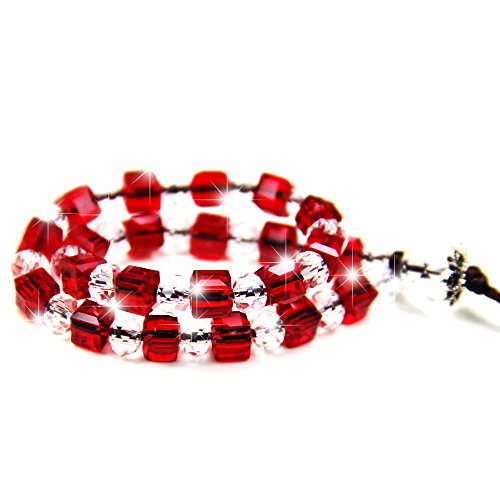 Cell Phone Lanyard Strap - JAZ 3 Pack Bling Crystal Beads Hand Wrist Lanyard Strap String for Cell Phone Camera Purse MP3 MP4 iPod PSP Keychain ( Crystal Purple Pink Red)